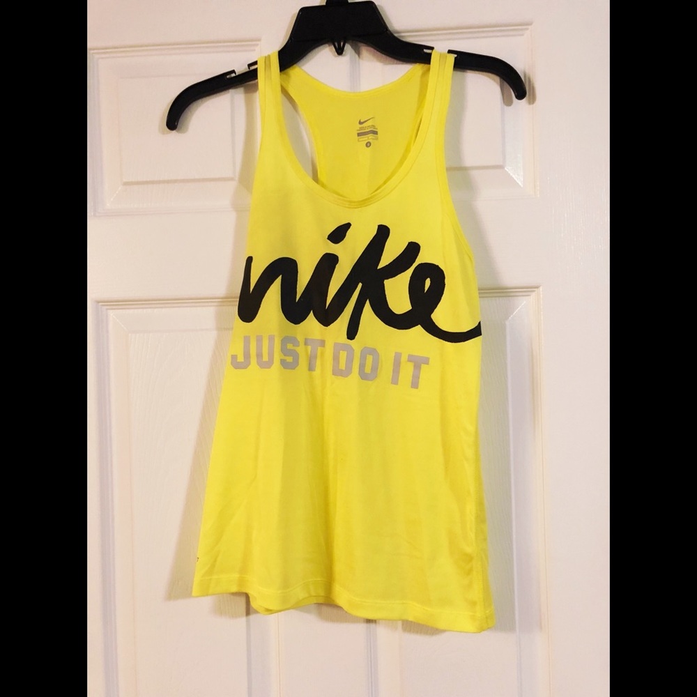 Nike Yellow Tank Top